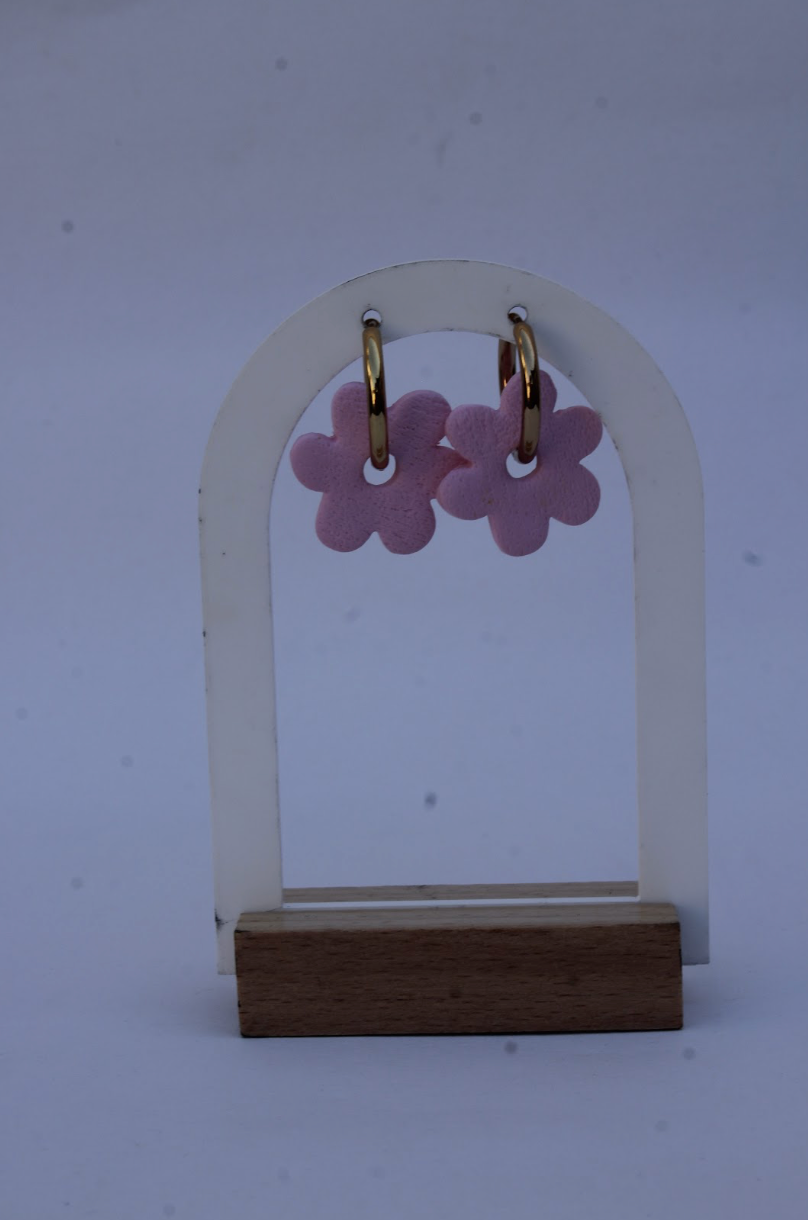Pendientes charm "Donde florecí"