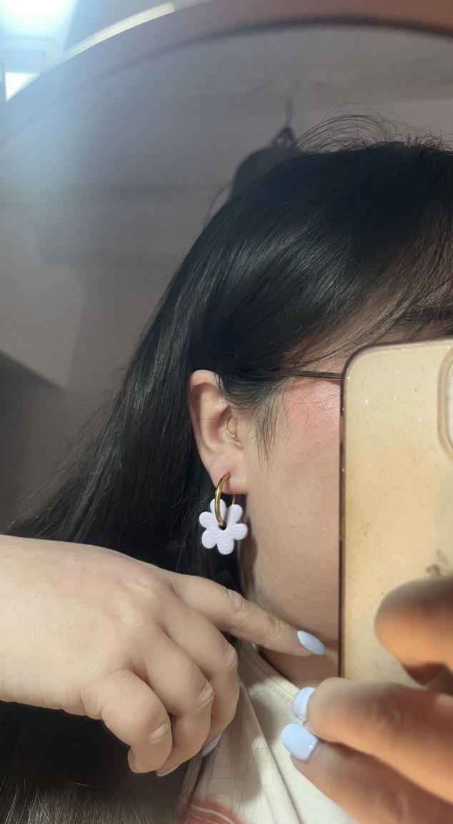Pendientes charm "Donde florecí"