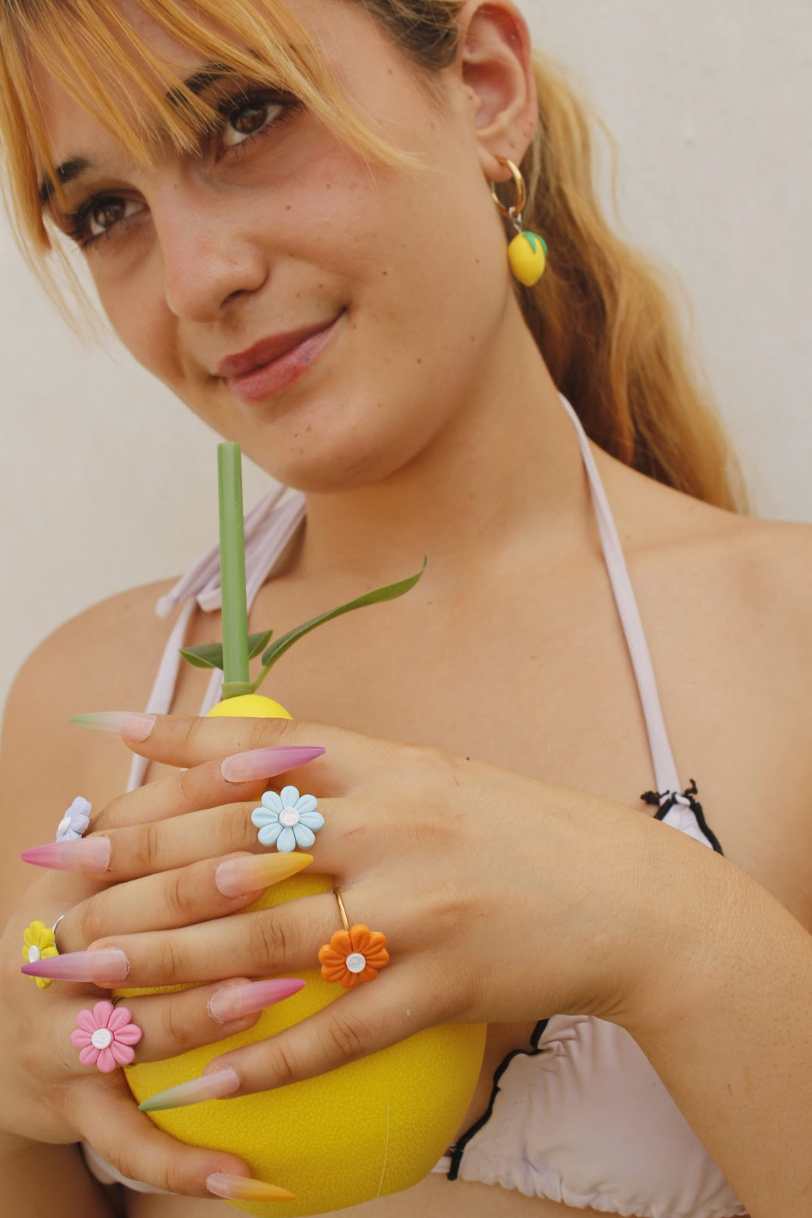 Pendientes charm "Bajo el limonero"