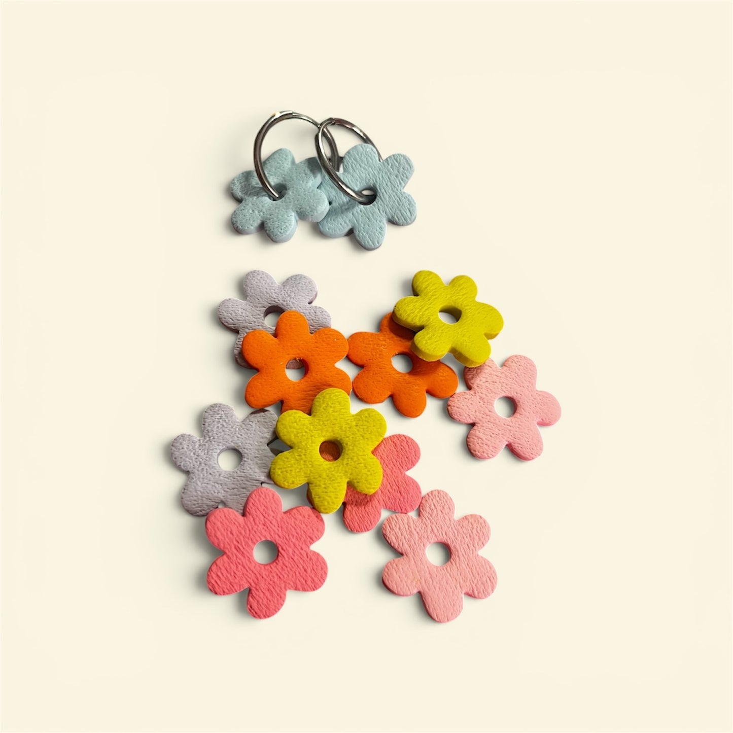 Pendientes charm "Donde florecí"