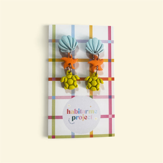 Pendientes "Un paseo por la orilla"