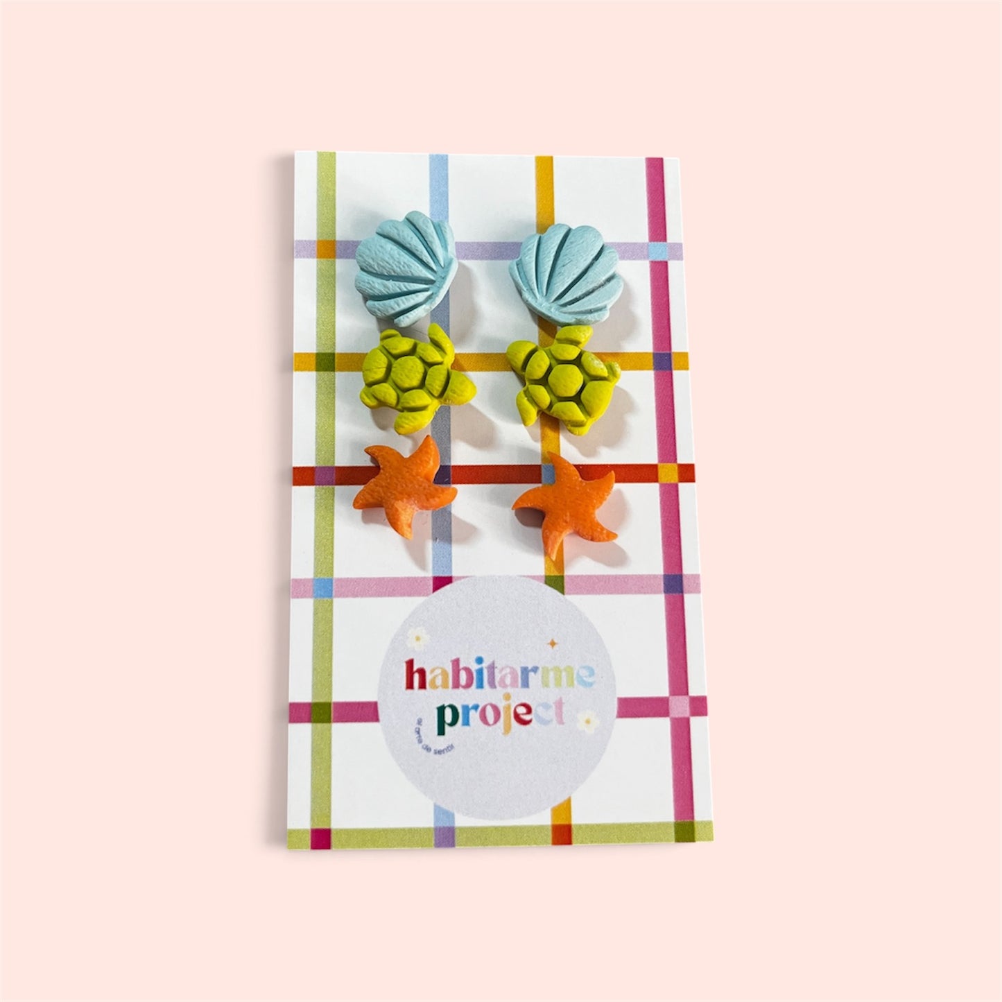 Pack pendientes mini "Recuerdos del mar" (3 pares)