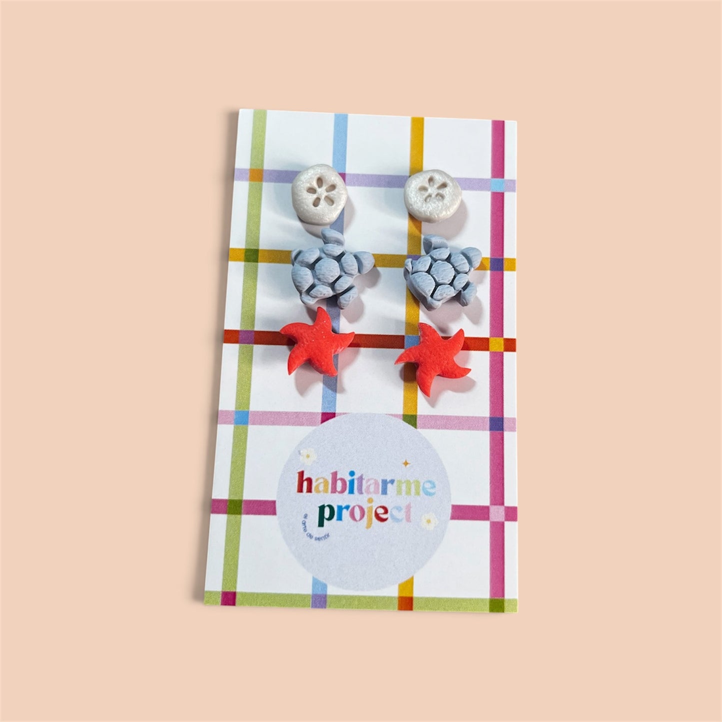 Pack pendientes mini "Recuerdos del mar" (3 pares)