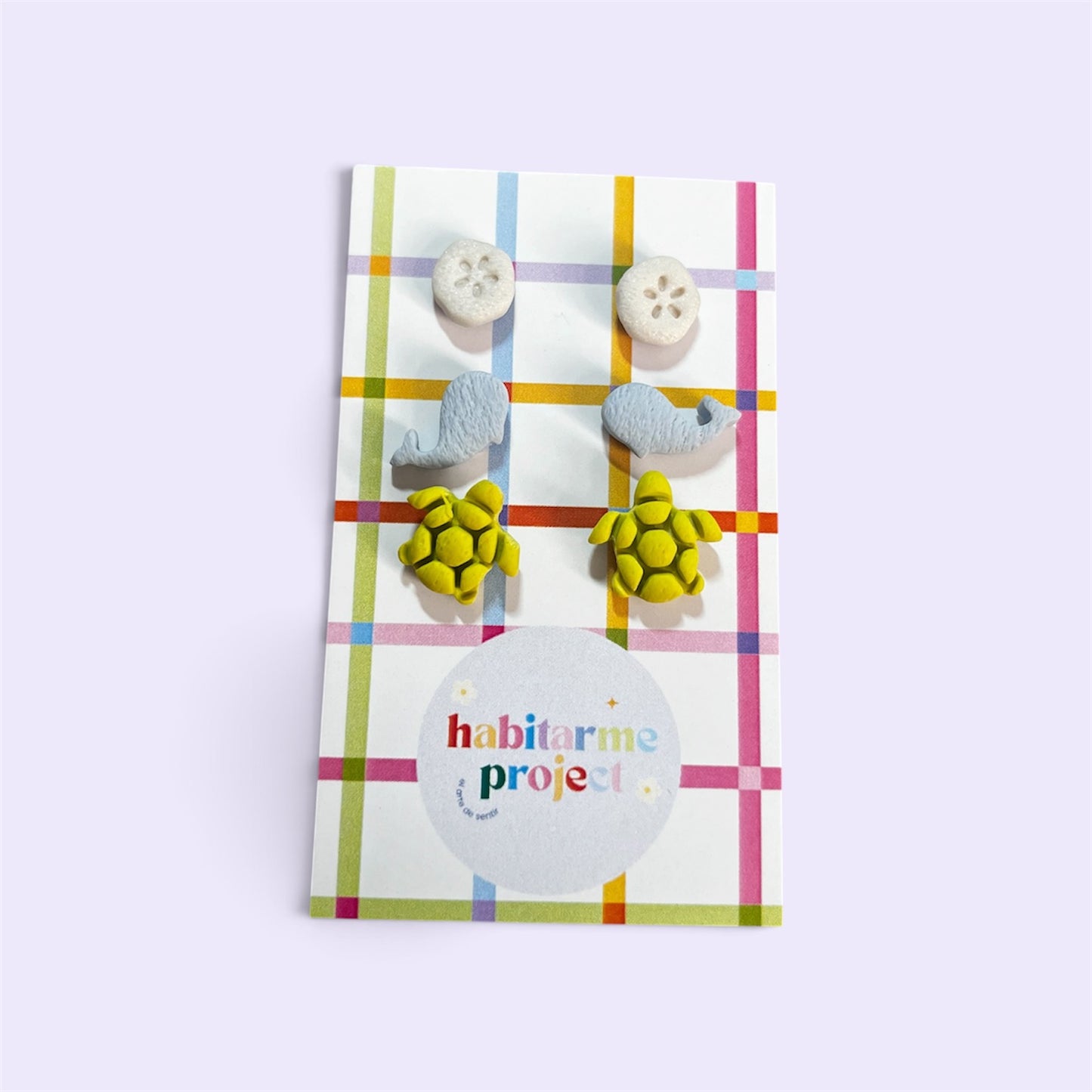 Pack pendientes mini "Recuerdos del mar" (3 pares)